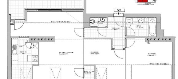 3 rooms Apartment in Favoriten, Austria No. 126974 9