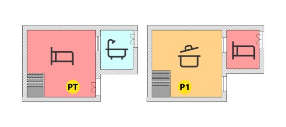 Дуплекс с 3 спальнями в Санта Фьора, Италия № 340883 19