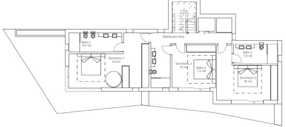 4 chambres Villa à Javea, Spain No. 8397 7