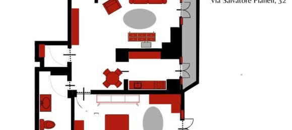 2-salle Appartement à Milan, Italy No. 338146 7