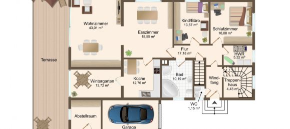 6غرفة تاون هاوس في Ammerland, Germany رقم 244614 11