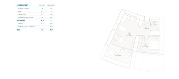 1 bedroom Apartment in Benidorm, Spain No. 6740 4