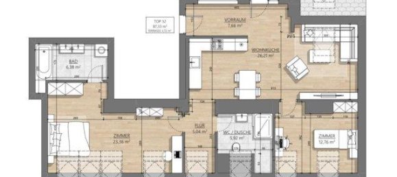 3 rooms Apartment in Wahring, Austria No. 14345 14