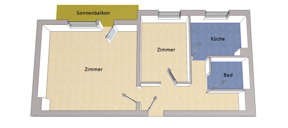 Apartamento de 2 divisões em Wedding, Germany N.º 222502 4