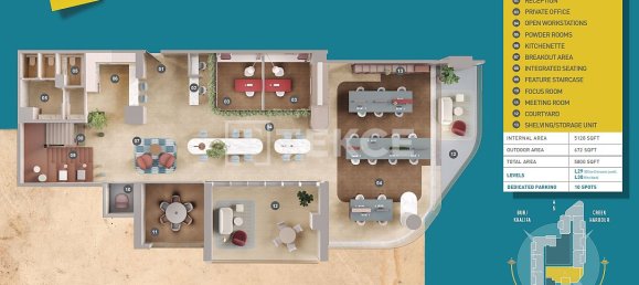 66m² Office in Business Bay, UAE No. 111235 29