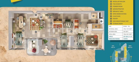 66m² Office in Business Bay, UAE No. 111235 27