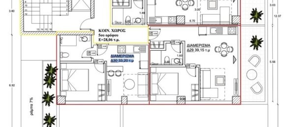 1 dormitorio apartamento en venta en Piraeus, Attica, Greece № 53723 3