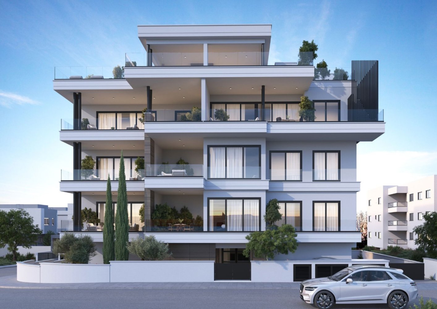 2 غرف نوم شقة في Mesa Geitonia, Cyprus رقم 29565