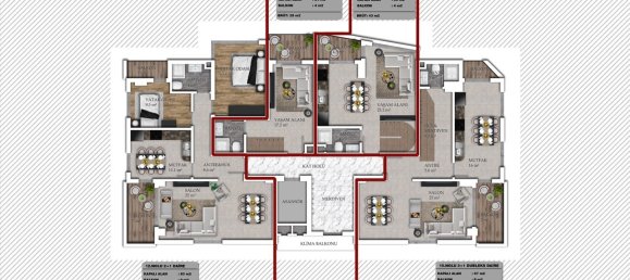 2 rooms Apartment in Mahmutlar, Turkey No. 9936 18