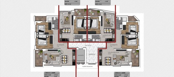 2 rooms Apartment in Mahmutlar, Turkey No. 9936 15