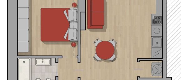 2-Zimmer Wohnung in Milan, Italy, Nr. 339050 26