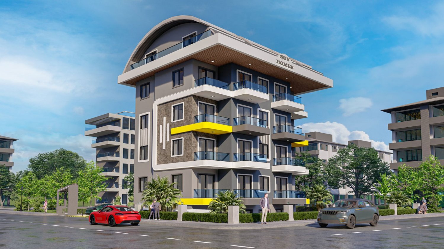 Wohnung 2+1 in Alanya, Turkey, Nr. 25487