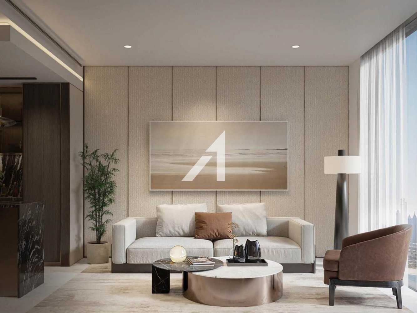 Apartamento T2 em Arjan, UAE N.º 98498