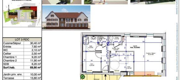 Коммерческая недвижимость 70м² в Эрдт, Франция № 152863 3