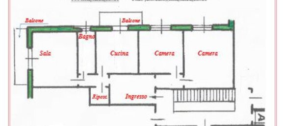 4غرفة شقة في Genoa, Italy رقم 39211 28