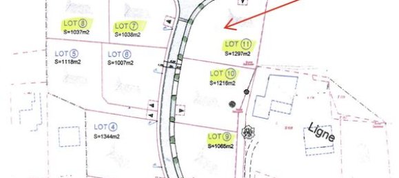  قطعة أرض في Lauzun, France 1297متر مربع رقم 112439 3