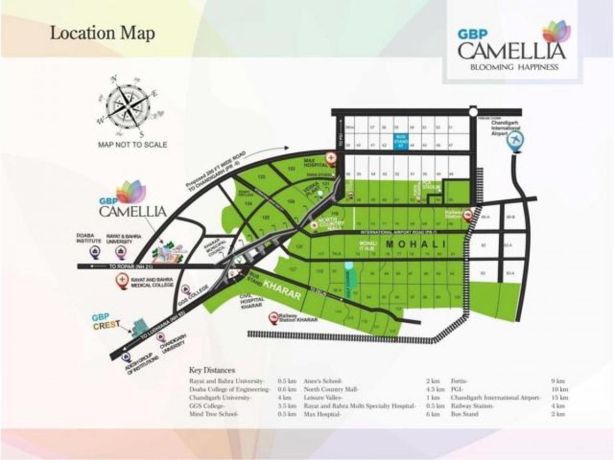 Дом с 3 спальнями в Мохали, Индия № 64469