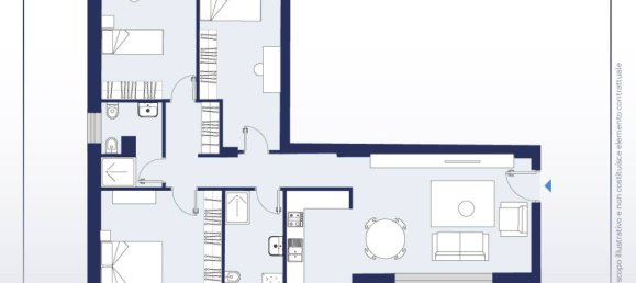 Apartamento de 3 dormitorios en Viterbo, Italy No. 87200 15