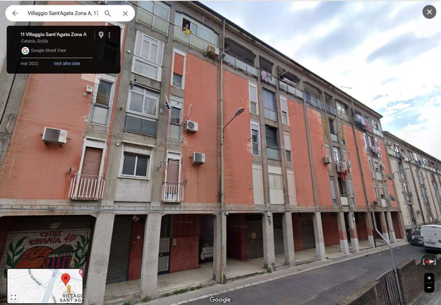 Квартира с 3 комнатами в Катания, Италия № 43820