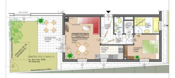Apartamento de 2 habitaciónes en Leobersdorf, Austria No. 214852 10