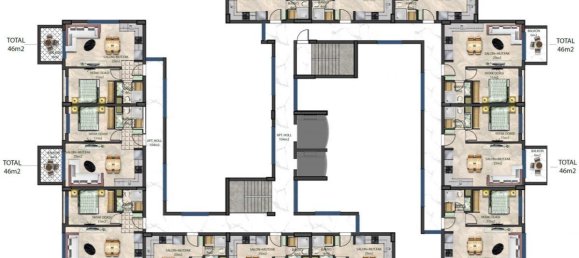 2 rooms Apartment in Alanya, Turkey No. 9945 10