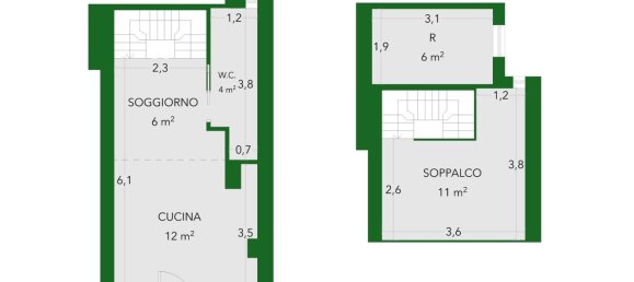 2 rooms Apartment in Bologna, Italy No. 19650 13