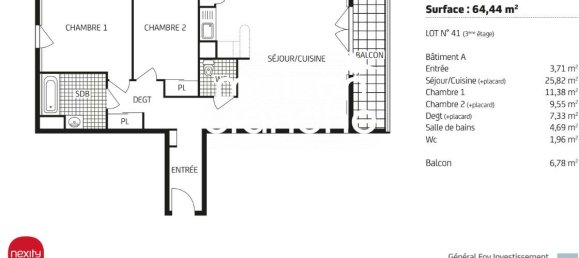 Квартира с 3 комнатами в Лаваль, Франция № 283657 4