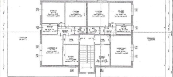 4 rooms Penthouse in Carrara, Italy No. 47582 13