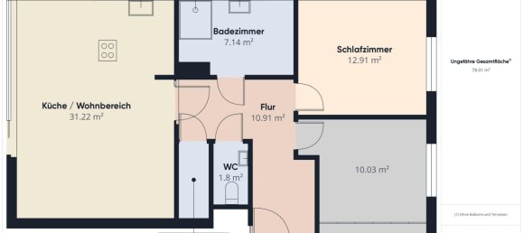 2 Schlafzimmer Wohnung in Pasching, Austria, Nr. 129497 11