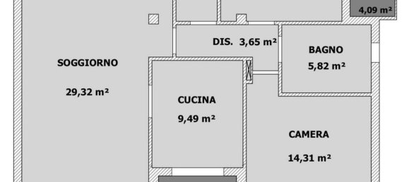 Apartamento de 3 divisões em Abbiategrasso, Italy N.º 318553 32