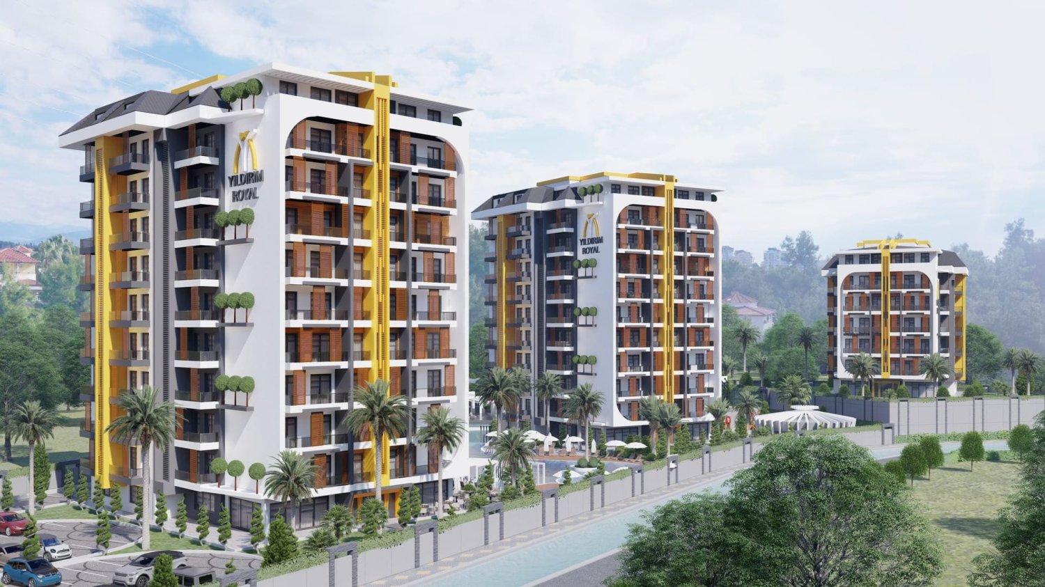 Apartamento de 4+1 en Yildirim Royal, Avsallar, Turkey No. 35212