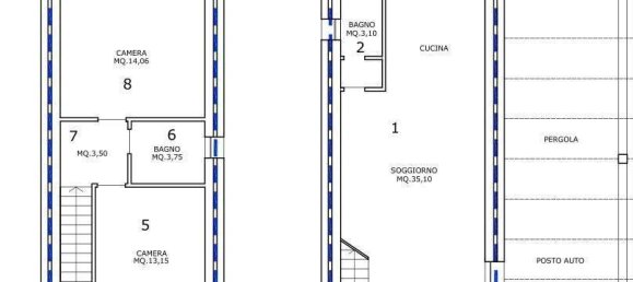 Квартира с 4 комнатами в Сиена, Италия № 23371 8
