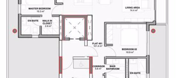 Apartamento T3 em Larnaca, Cyprus N.º 20088 11