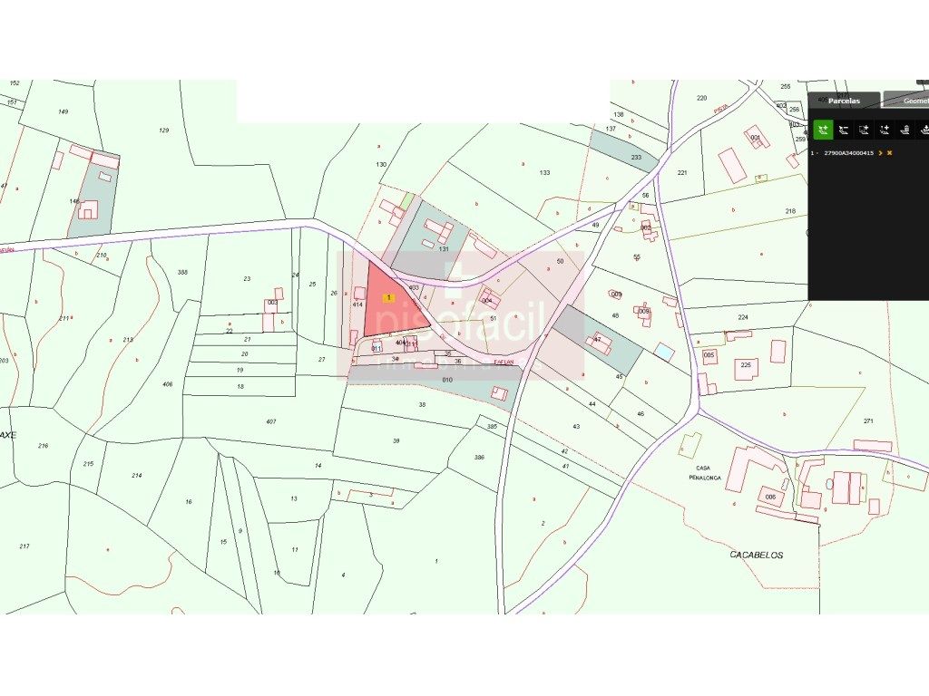 Terreno en Lugo, Spain 1778 m² No. 162235