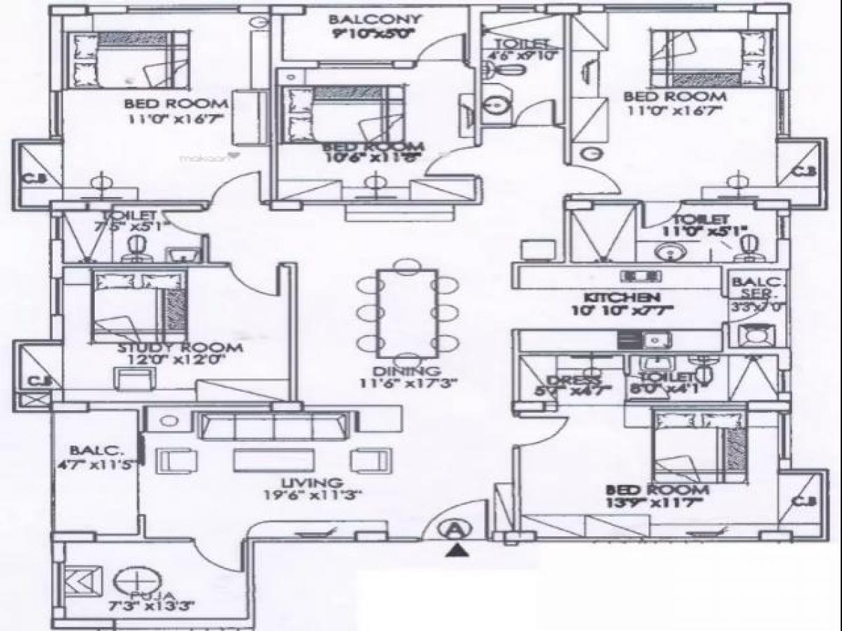 3 bedrooms House in Kolkata, India No. 44497