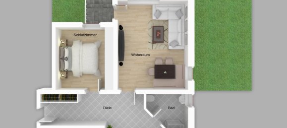 2غرفة شقة في Coburg, Germany رقم 136210 7