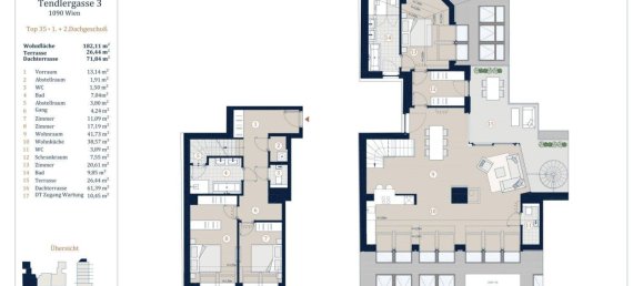 4 rooms Apartment in Alsergrund, Austria No. 127180 8