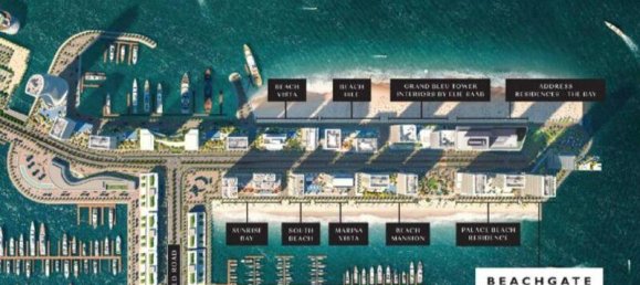 Квартира с 2 спальнями в Dubai Harbour, ОАЭ № 95223 13