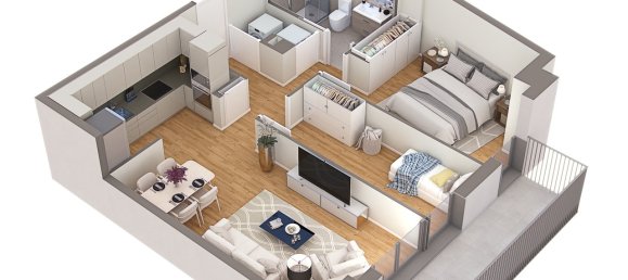 2 bedrooms Apartment in Barcelona, Spain No. 3415 4