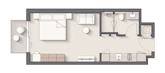 Студия в Dubai South (Dubai World Central), ОАЭ № 121102 7