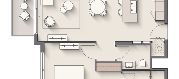 Студия в Dubai South (Dubai World Central), ОАЭ № 121102 8