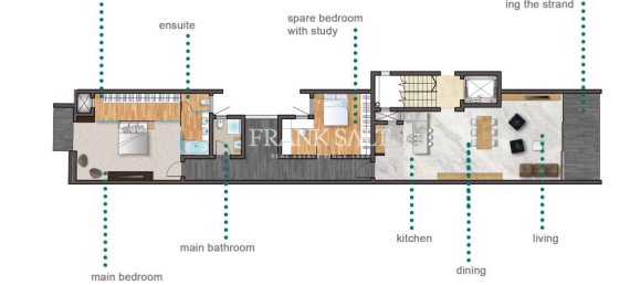 Apartamento T2 em Sliema, Malta N.º 10320 18