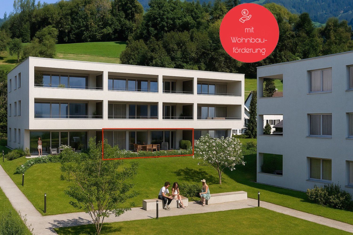 3 rooms Apartment in Schlins, Austria No. 170703