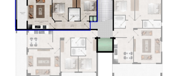 Apartamento 1+1 em Avsallar, Turkey N.º 31328 7