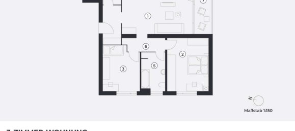 2 bedrooms Apartment in Dahlem, Germany No. 91453 16