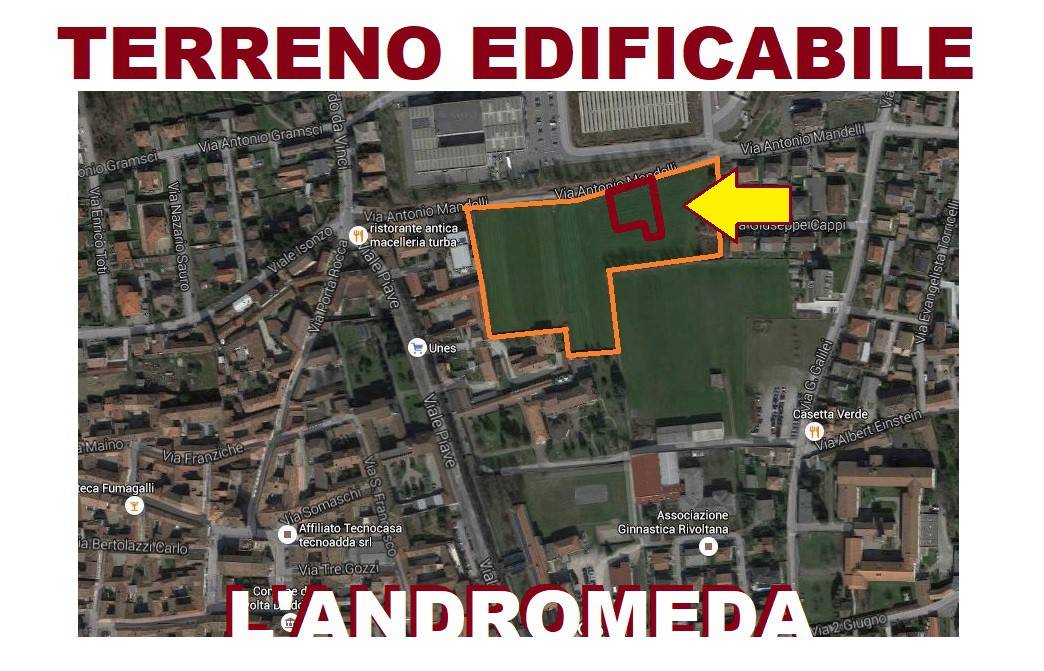 Земельный участок 768м² в Ривольта д’Адда, Италия № 153501