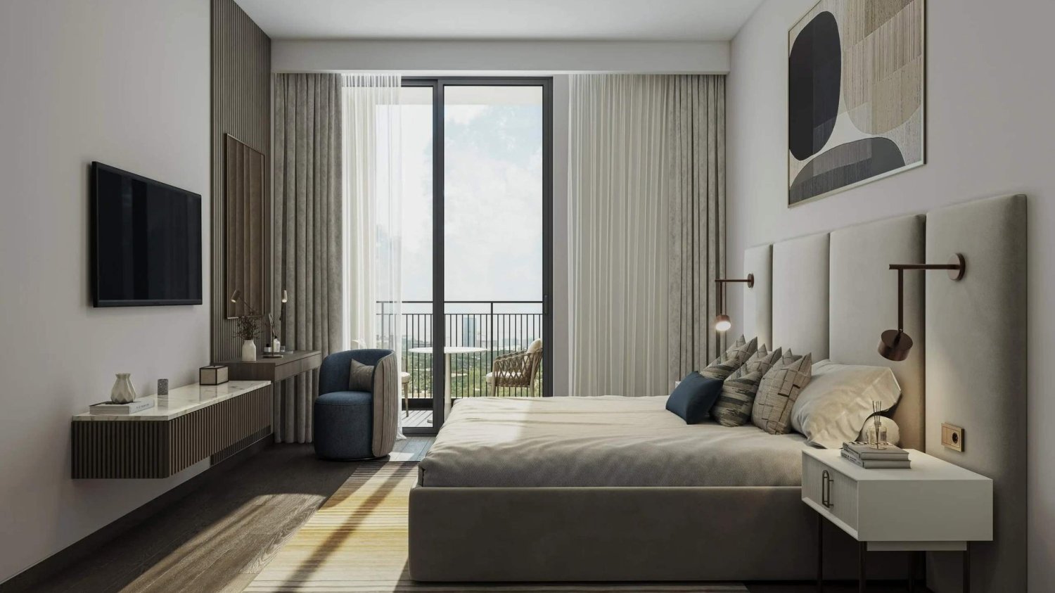 Apartamento de 2 dormitorios en Marriott Residences, Al Barsha, UAE No. 64666