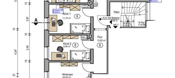 Apartamento de 3 dormitorios en Schweinfurt, Germany No. 18834 7