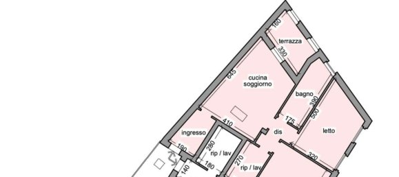 3-salle Appartement à Soncino, Italy No. 4004 6