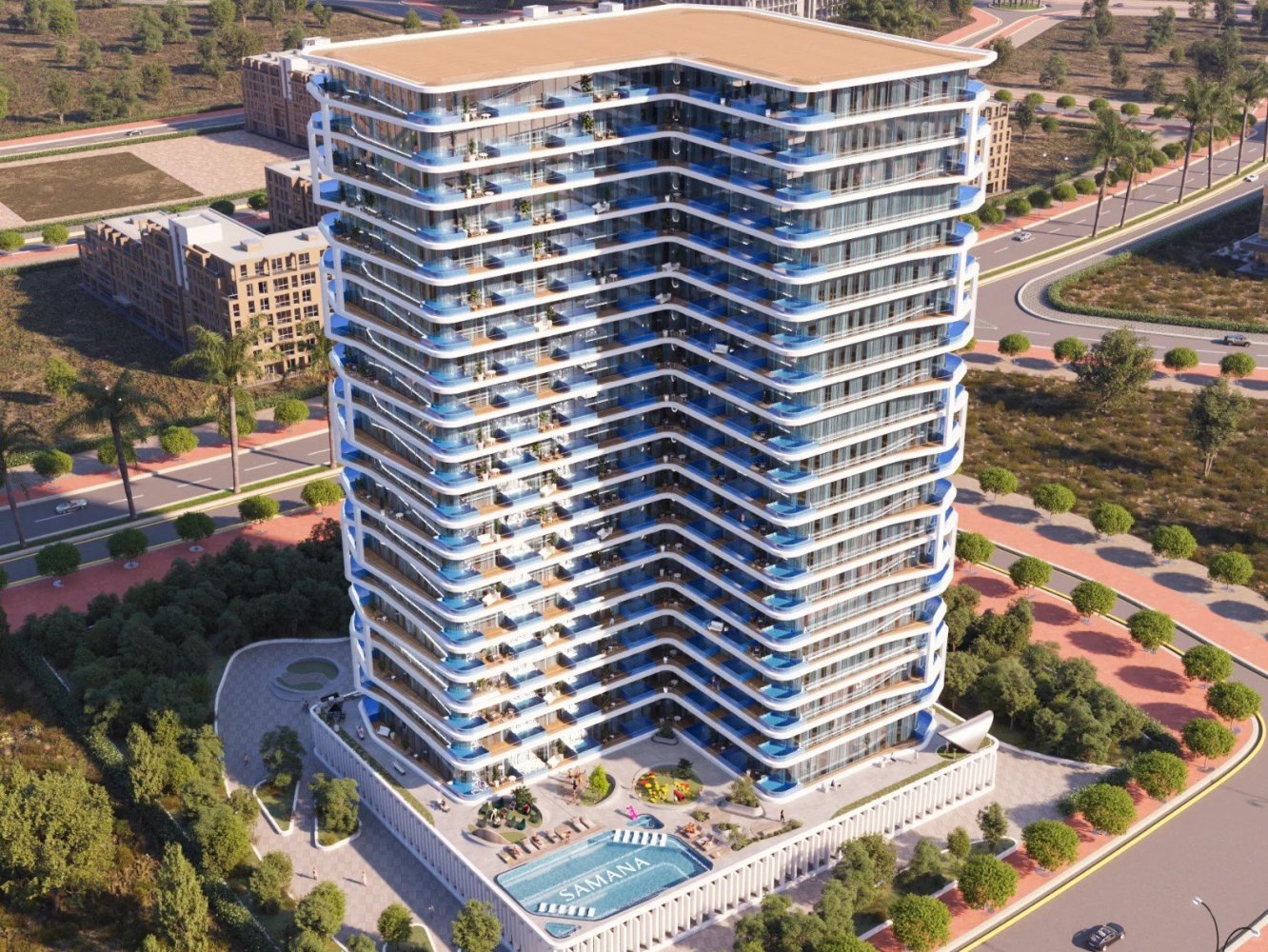 Studio in Dubai, UAE No. 55193